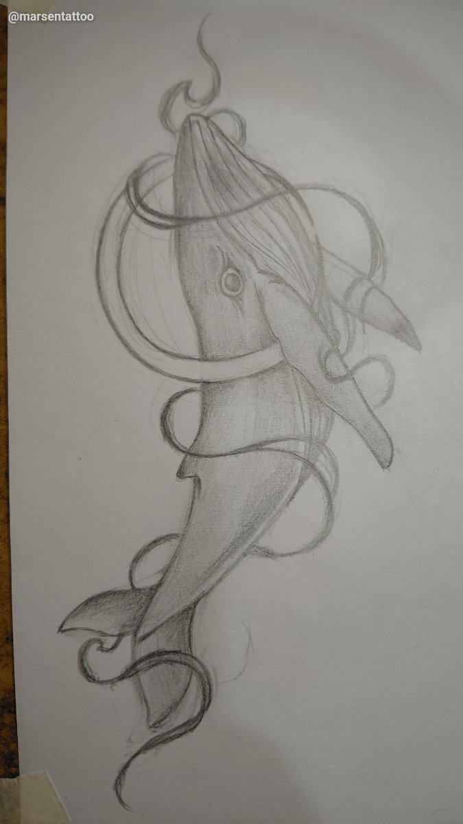 Ballena en la luna