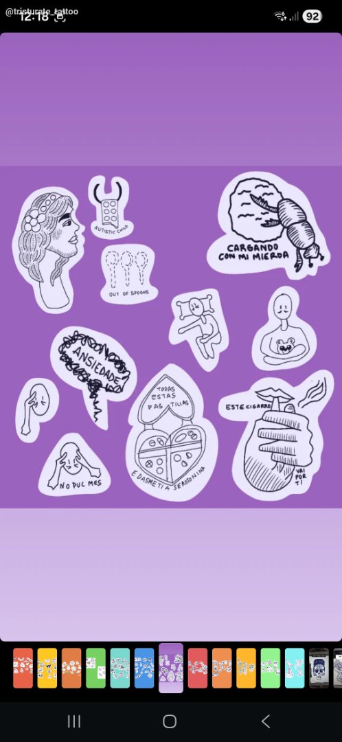 Diseños ansiedad y griego